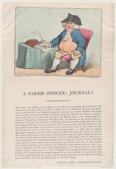 En församlingsofficerstidning!!, 15 juni 1802., 15 juni 1802. av Thomas Rowlandson