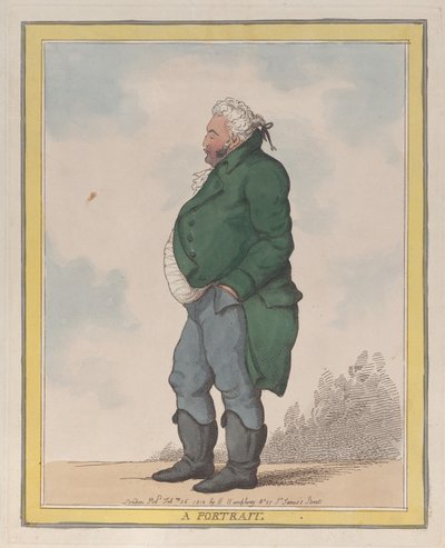 A Portrait George, 3rd Earl of Pomfret, 26 februari 1812., 26 februari 1812. av Thomas Rowlandson