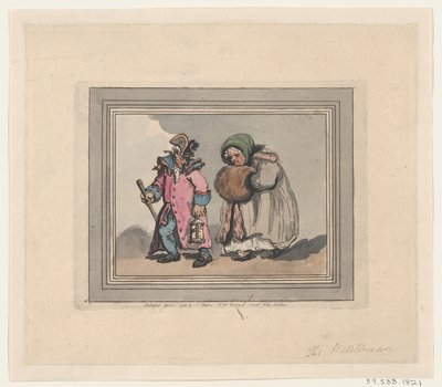 A Return from a Visit, 3 april 1798., 3 april 1798. av Thomas Rowlandson