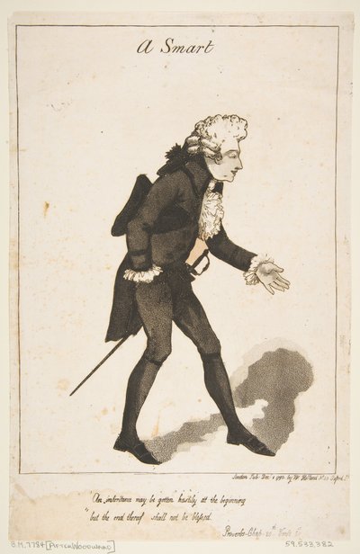 A Smart, 1 december 1790. av Thomas Rowlandson