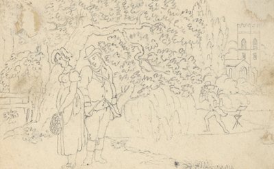 Albumritning av Thomas Rowlandson