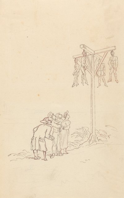Albumritning av Thomas Rowlandson