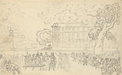 Albumritning av Thomas Rowlandson