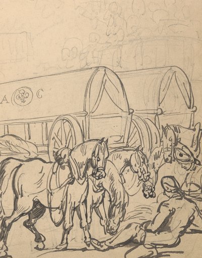 Albumritning av Thomas Rowlandson