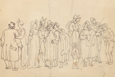 Albumritning av Thomas Rowlandson