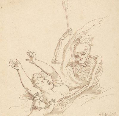 Albumteckning av Thomas Rowlandson