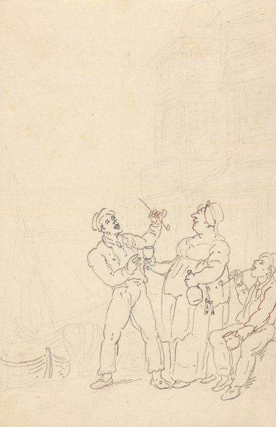 Albumteckning av Thomas Rowlandson