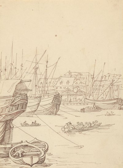 Albumteckning av Thomas Rowlandson