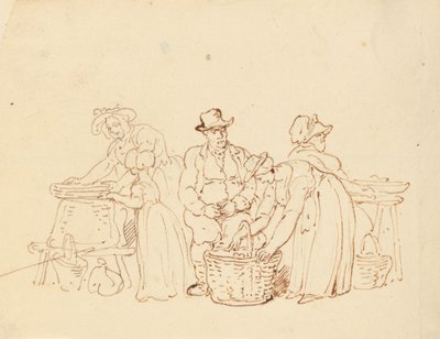 Albumteckning av Thomas Rowlandson