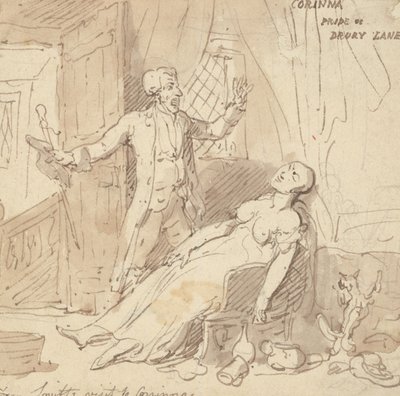 Albumteckning av Thomas Rowlandson