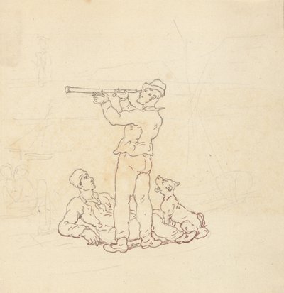 Albumteckning av Thomas Rowlandson