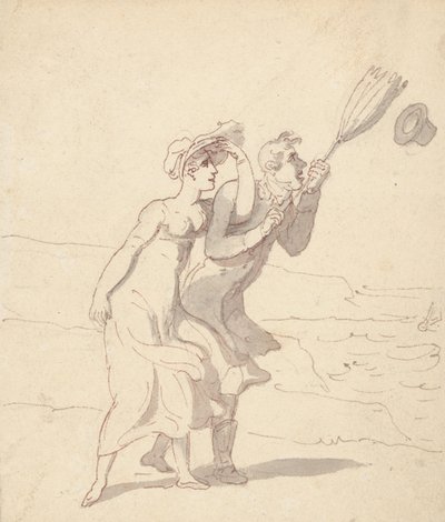 Albumteckning av Thomas Rowlandson
