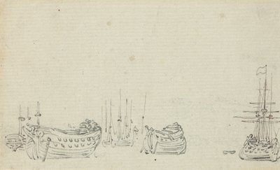 Albumteckning av Thomas Rowlandson