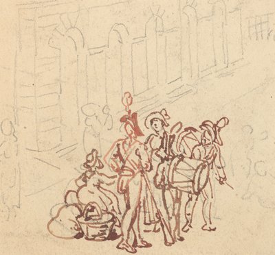 Albumteckning av Thomas Rowlandson