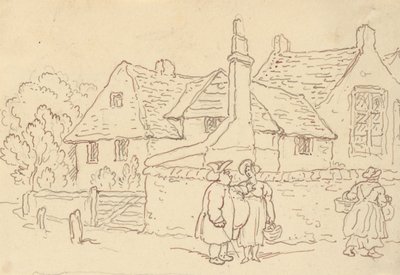 Albumteckning av Thomas Rowlandson