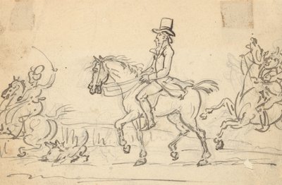 Albumteckning av Thomas Rowlandson