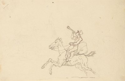 Albumteckning av Thomas Rowlandson