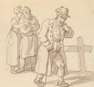 Albumteckning av Thomas Rowlandson