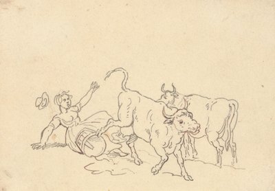 Albumteckning av Thomas Rowlandson