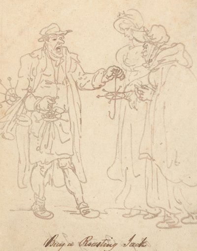 Albumteckning av Thomas Rowlandson