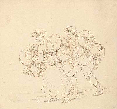 Albumteckning av Thomas Rowlandson