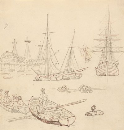Albumteckning av Thomas Rowlandson