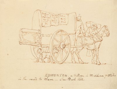 Albumteckning av Thomas Rowlandson