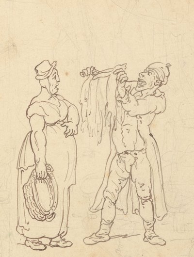 Albumteckning av Thomas Rowlandson