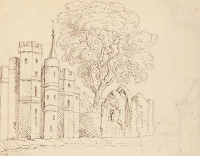Albumteckning av Thomas Rowlandson