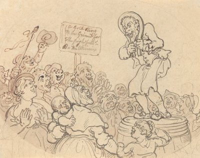 Albumteckning av Thomas Rowlandson