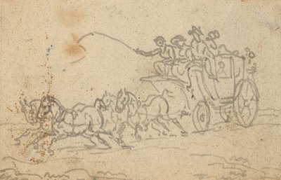 Albumteckning av Thomas Rowlandson