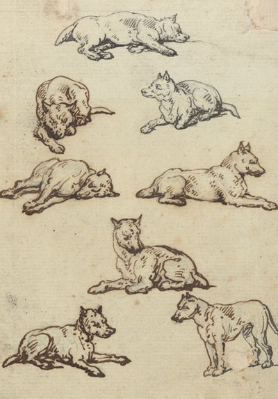 Albumteckning av Thomas Rowlandson