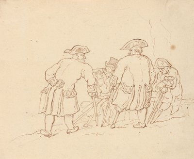 Albumteckning av Thomas Rowlandson