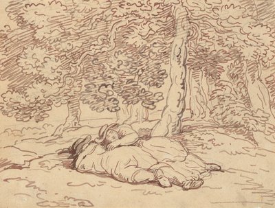 Albumteckning av Thomas Rowlandson