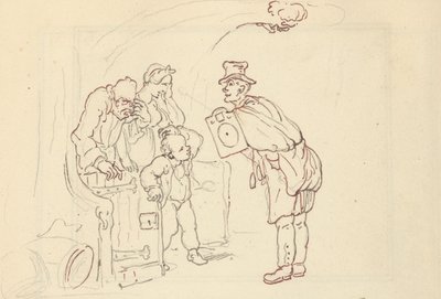 Albumteckning av Thomas Rowlandson