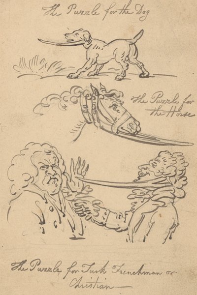 Albumteckning av Thomas Rowlandson