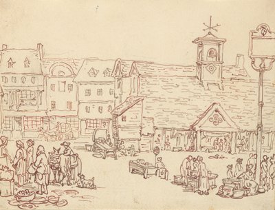 Albumteckning av Thomas Rowlandson