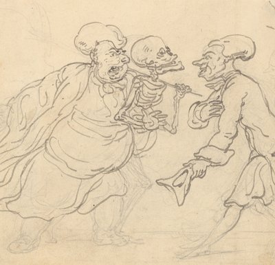 Albumteckning av Thomas Rowlandson