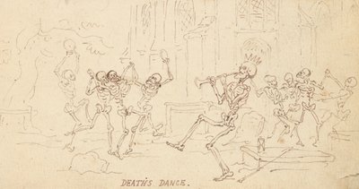 Albumteckning av Thomas Rowlandson