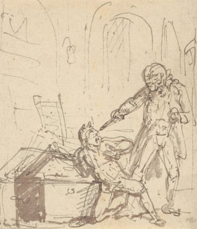 Albumteckning av Thomas Rowlandson
