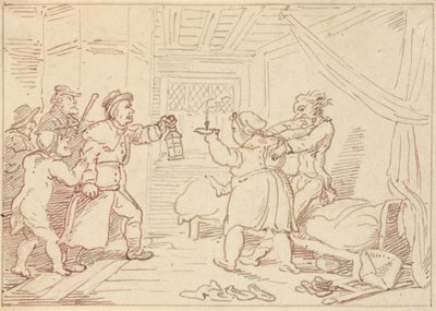 Albumteckning av Thomas Rowlandson