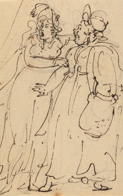 Albumteckning av Thomas Rowlandson