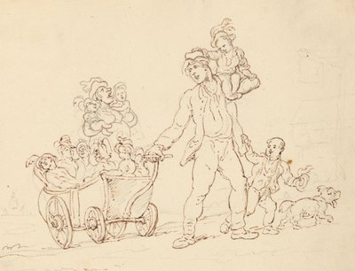 Albumteckning av Thomas Rowlandson