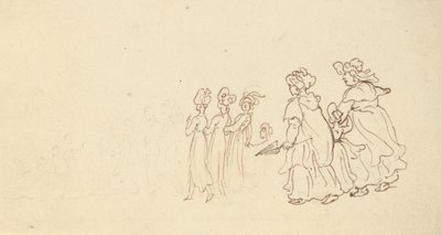 Albumteckning av Thomas Rowlandson
