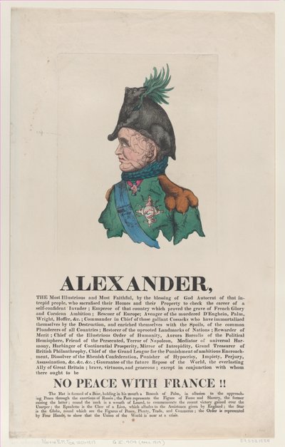 Alexander, april 1814., april 1814. av Thomas Rowlandson