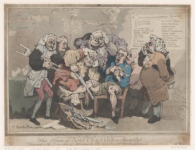 Amputation, 17 februari 1786., 17 februari 1786. av Thomas Rowlandson