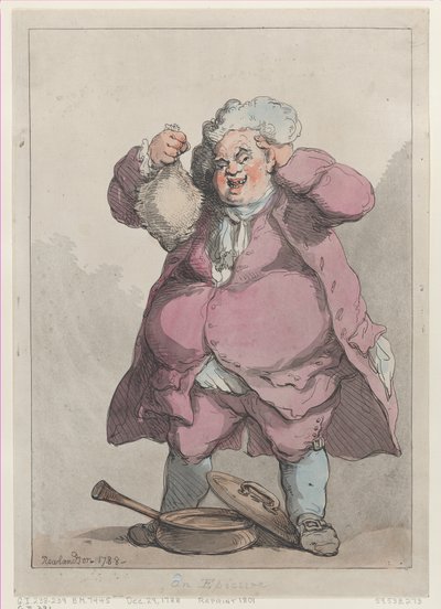 An Epicure, [29 december 1788], återutgiven 1801., [29 december 1788], återutgiven 1801. av Thomas Rowlandson