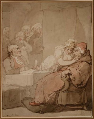Ett öga på viljan (penna och bläck, akvarell) av Thomas Rowlandson
