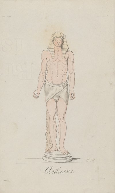 Antinous som Osiris av Thomas Rowlandson