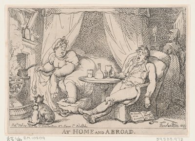 Hemma och utomlands den 28 februari 1807., 28 februari 1807. av Thomas Rowlandson